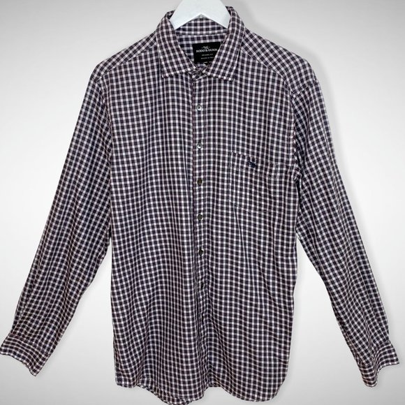 Rodd & Gunn Plaid Pocket Shirt w/Logo - Picture 4 of 6